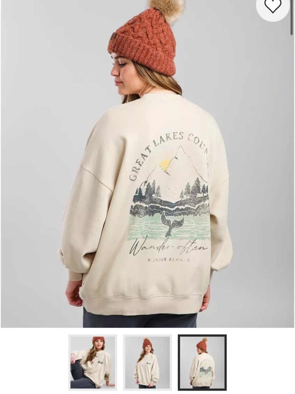 Great Lakes Pullover - One
Size